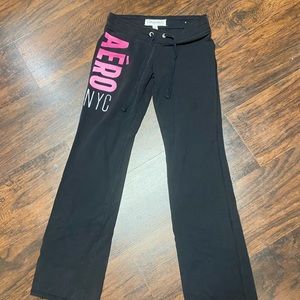Aeropostale wide leg sweat pants - women’s small